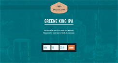 Desktop Screenshot of greenekingipa.co.uk